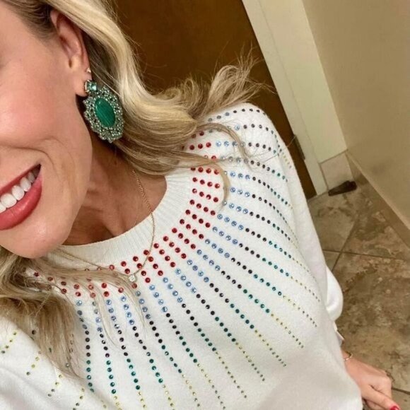 Stella & Dot Josephine Malachite Convertible Earrings NWT - Picture 7 of 10